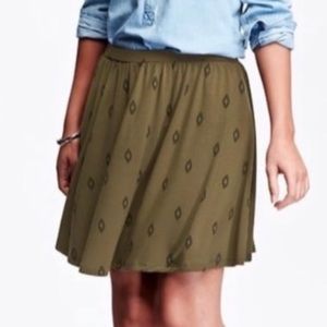 NWT // Old Navy Printed Midi Skirt - Casual & Comfy // Size XS